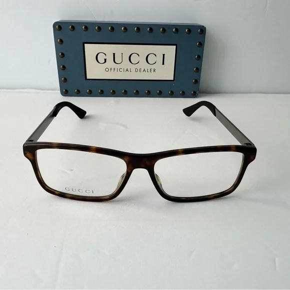💯 - New Authentic Gucci Men's GG0692O Eyeglasses Full Rim Rectangular Optica…